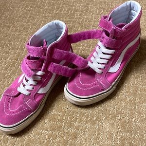 Vans pink high tops